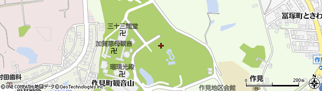 石川県加賀市作見町（富山）周辺の地図