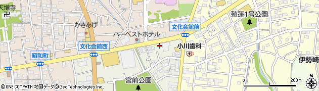 総本家扇屋伊勢崎宮前店周辺の地図