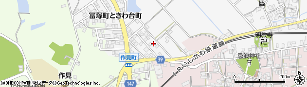 石川県加賀市冨塚町（チ）周辺の地図