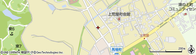 石川県小松市上荒屋町ち周辺の地図