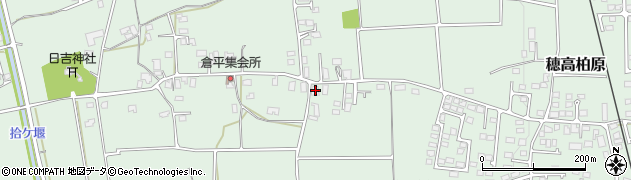 長野県安曇野市穂高柏原1402周辺の地図