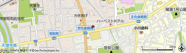 ハンコステーション伊勢崎店周辺の地図