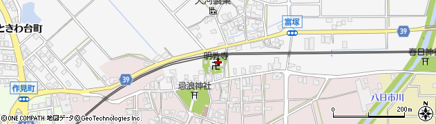 明教寺周辺の地図