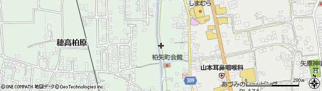 長野県安曇野市穂高柏原948周辺の地図