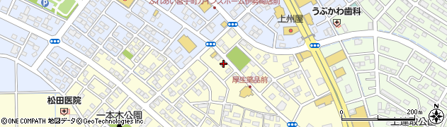 伊勢崎宮郷郵便局周辺の地図