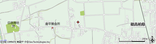 長野県安曇野市穂高柏原1921周辺の地図