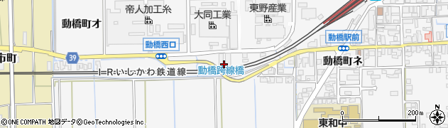 石川県加賀市庄町（イ）周辺の地図