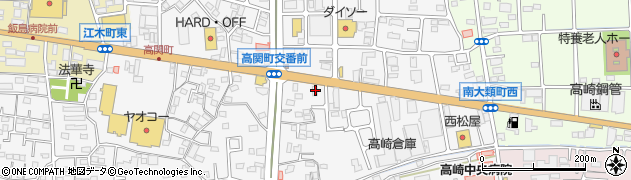 ハードオフ高崎高関店周辺の地図