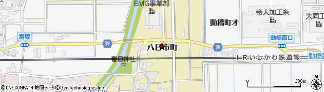石川県加賀市八日市町ニ10周辺の地図