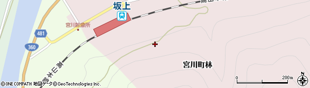 岐阜県飛騨市宮川町林周辺の地図