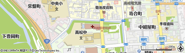 ゆうちょ銀行高崎店 ＡＴＭ周辺の地図