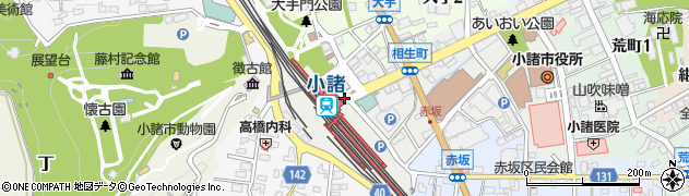 小諸駅前周辺の地図