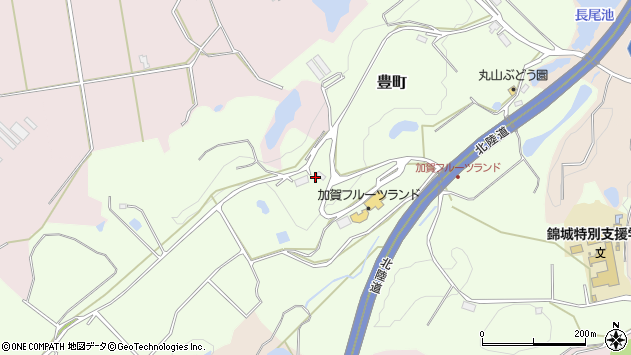 〒922-0563 石川県加賀市豊町の地図