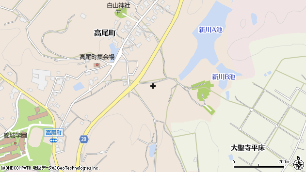 〒922-0562 石川県加賀市高尾町の地図