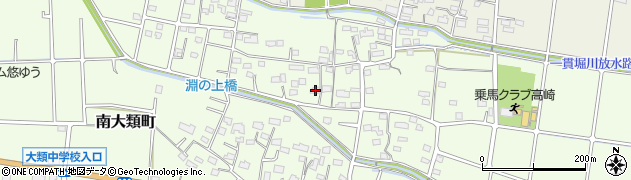 群馬県高崎市南大類町1658周辺の地図