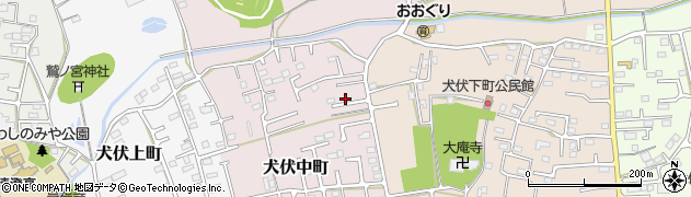 栃木県佐野市犬伏中町2277周辺の地図
