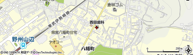 西田歯科医院周辺の地図