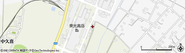 栃木県小山市中久喜1428周辺の地図