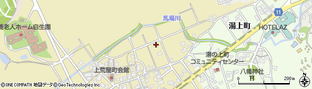 石川県小松市上荒屋町ろ周辺の地図