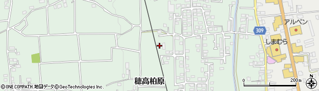 長野県安曇野市穂高柏原1627周辺の地図