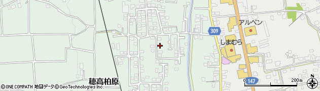 長野県安曇野市穂高柏原1591周辺の地図