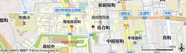 高崎警察署柳通り交番周辺の地図