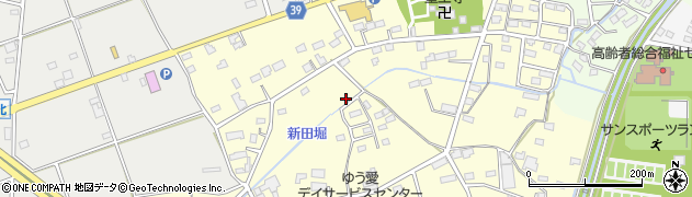 群馬県太田市寺井町周辺の地図
