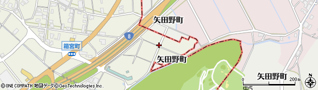 石川県加賀市箱宮町（マ）周辺の地図