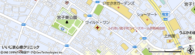 ＷＩＬＤ‐１伊勢崎店周辺の地図