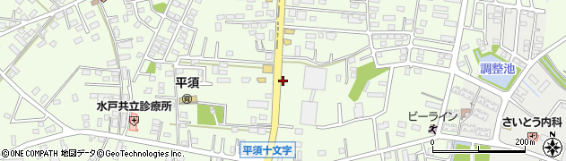 筑波銀行平須 ＡＴＭ周辺の地図