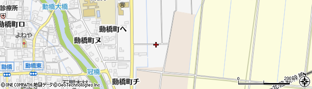 石川県加賀市動橋町周辺の地図