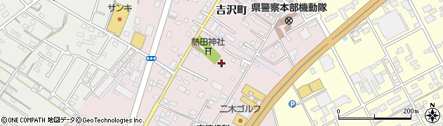 茨城県水戸市吉沢町周辺の地図