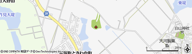 石川県加賀市冨塚町（キ）周辺の地図