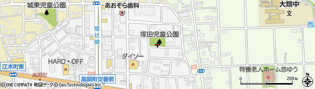 塚田児童公園周辺の地図