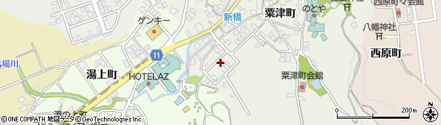 石川県小松市粟津町（ホ）周辺の地図
