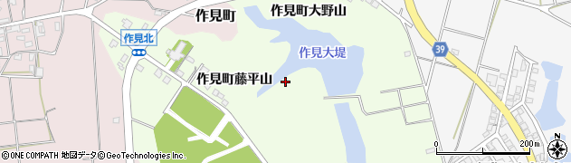 石川県加賀市作見町（子）周辺の地図