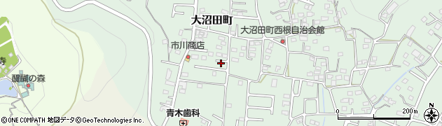 栃木県足利市大沼田町周辺の地図