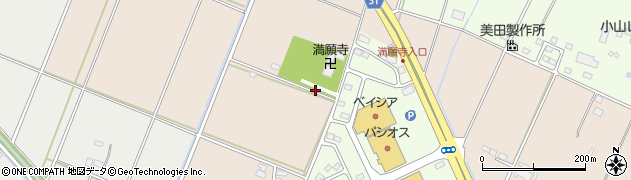 栃木県小山市立木周辺の地図