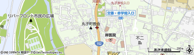 沢田中丸子周辺の地図