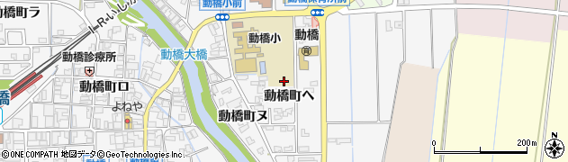 石川県加賀市動橋町（ヘ）周辺の地図