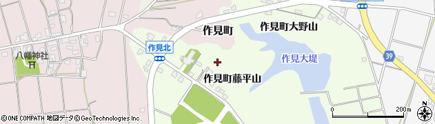 石川県加賀市作見町（ツ）周辺の地図