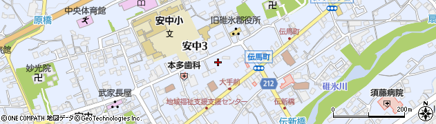 日本キリスト教団安中教会周辺の地図