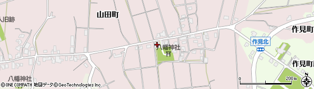 石川県加賀市山田町（ラ）周辺の地図