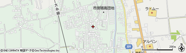 長野県安曇野市穂高柏原1671周辺の地図