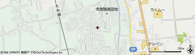 長野県安曇野市穂高柏原1668周辺の地図