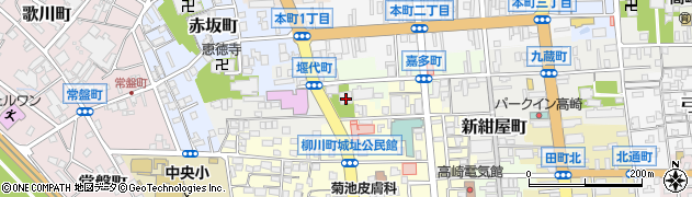 覺法寺周辺の地図