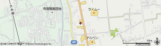 ダスティー（Ｄ’ａｓｔｙ）　穂高店周辺の地図
