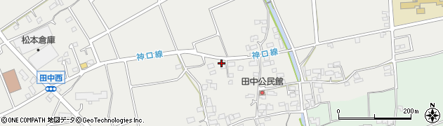 穂高健生館周辺の地図