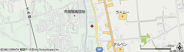 長野県安曇野市穂高柏原966周辺の地図