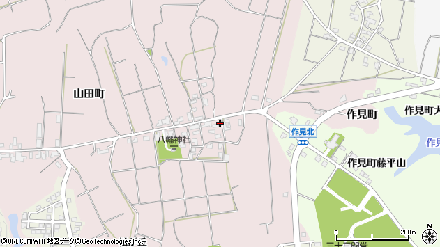 〒922-0432 石川県加賀市東山田町の地図